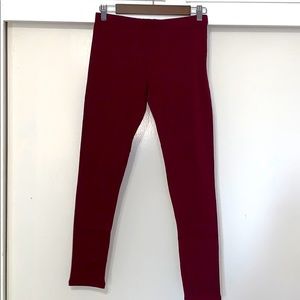 🧚🏼‍♀️Ambiance Burgundy Leggings